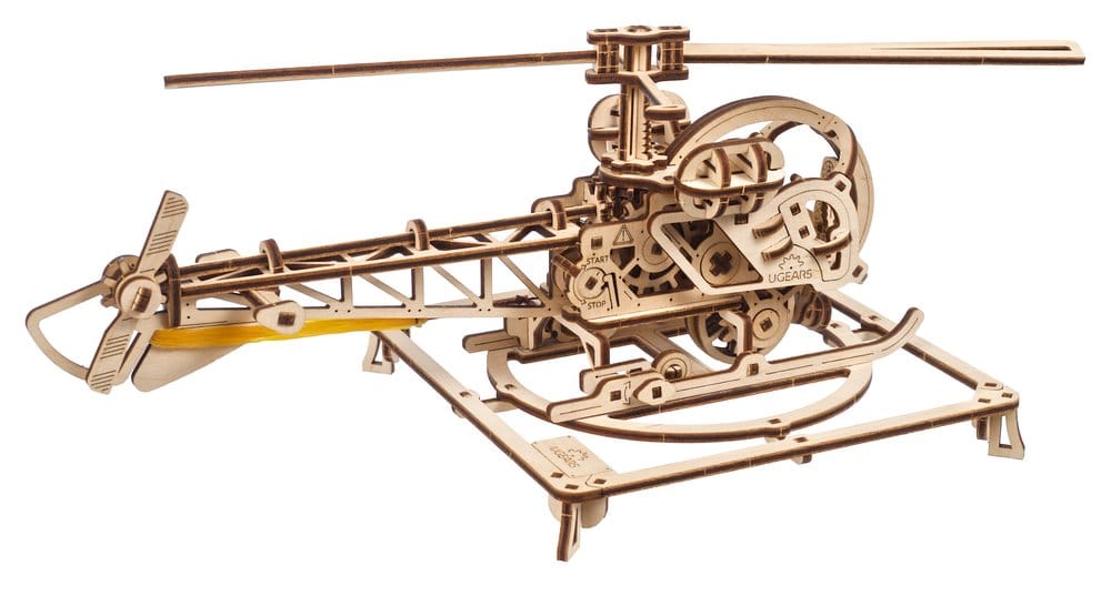 Puzzle Ugears 3D in legno Mini Helicopter DS Modellismo Puzzle Ugears 3D in legno Mini Helicopter