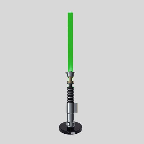 Star Wars Lamp Luke Skywalker Return Of The Jedi Green Lightsaber 59 cm DS Modellismo Star Wars Lamp Luke Skywalker Return Jedi