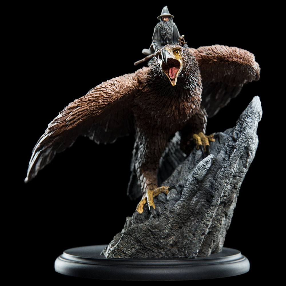 Statua Il Signore degli Anelli Gandalf on Gwaihir 15 cm DS Modellismo Statua Il Signore degli Anelli Gandalf on