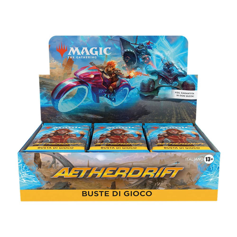 Magic the Gathering Aetherdrift Play Booster Display (30) italian DS Modellismo Magic Gathering Aetherdrift Play Booster
