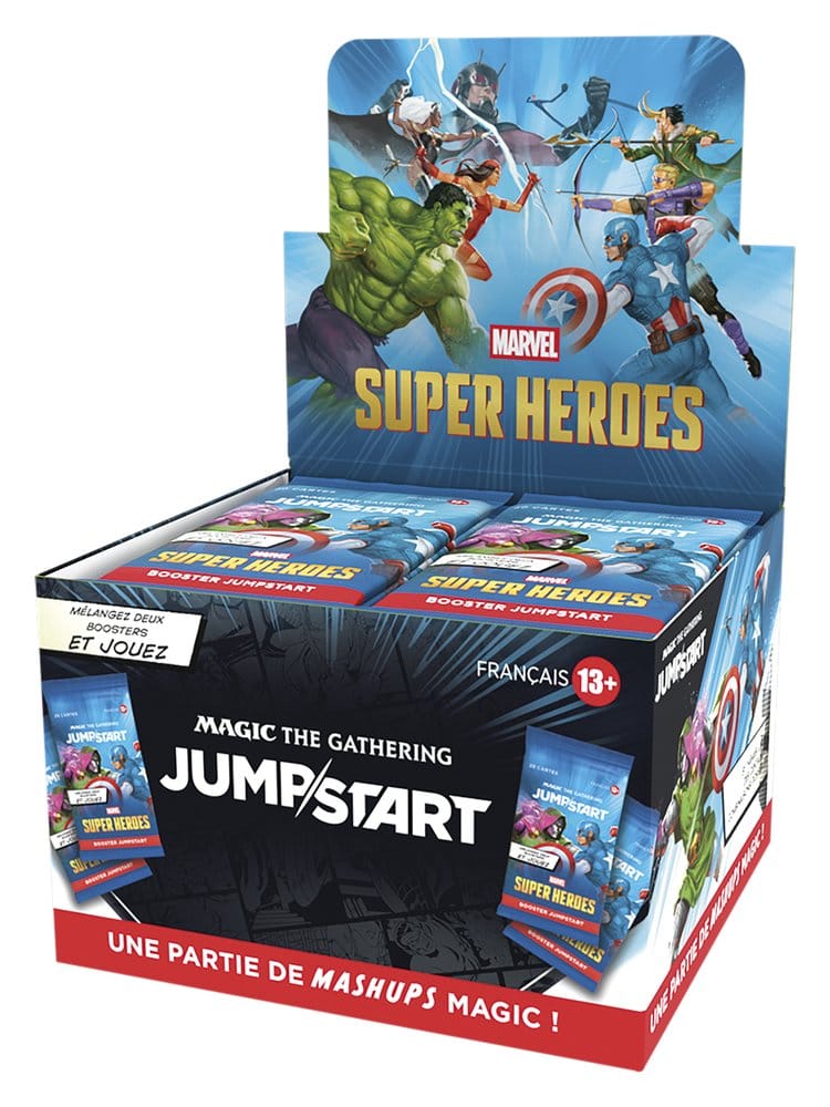 Magic the Gathering Marvel Super Heroes Jumpstart Booster Display (24) french DS Modellismo Magic Gathering Marvel Super Heroes