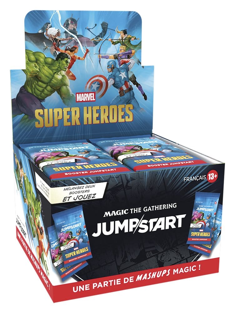 Magic the Gathering Marvel Super Heroes Jumpstart Booster Display (24) french DS Modellismo Magic Gathering Marvel Super Heroes