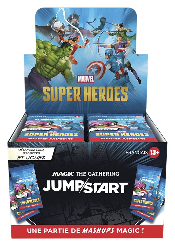 Magic the Gathering Marvel Super Heroes Jumpstart Booster Display (24) french DS Modellismo Magic Gathering Marvel Super Heroes