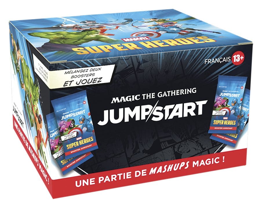 Magic the Gathering Marvel Super Heroes Jumpstart Booster Display (24) french DS Modellismo Magic Gathering Marvel Super Heroes