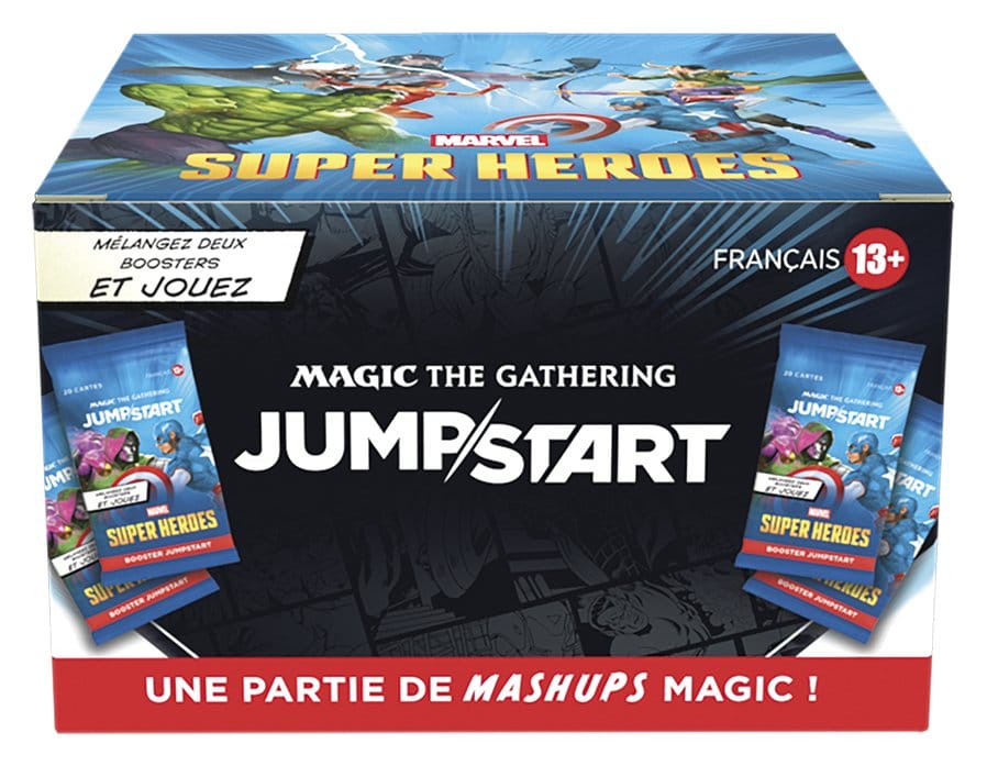 Magic the Gathering Marvel Super Heroes Jumpstart Booster Display (24) french DS Modellismo Magic Gathering Marvel Super Heroes