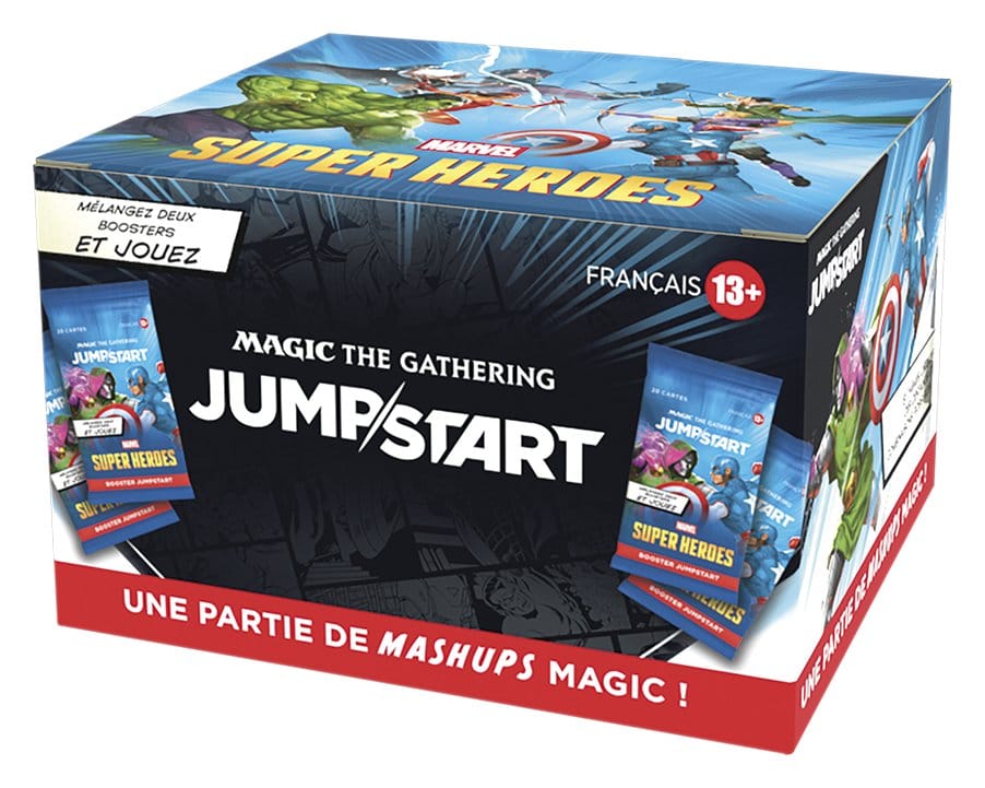 Magic the Gathering Marvel Super Heroes Jumpstart Booster Display (24) french DS Modellismo Magic Gathering Marvel Super Heroes