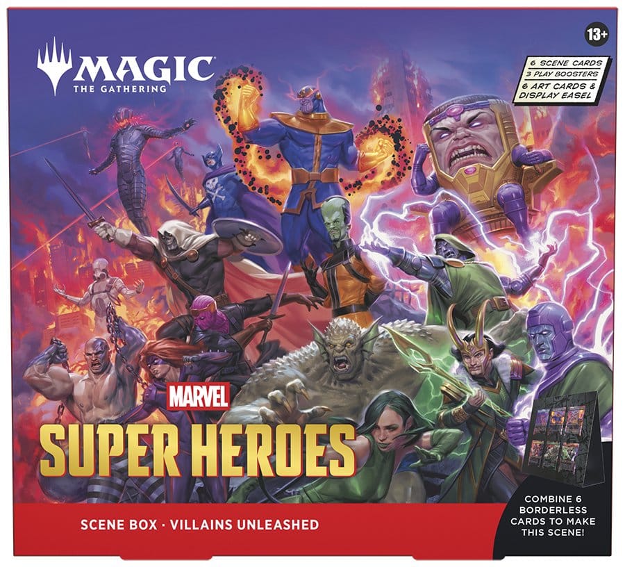Magic the Gathering Marvel Super Heroes Scene Box Display (4) english DS Modellismo Magic Gathering Marvel Super Heroes Scene