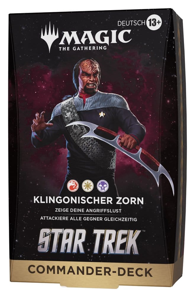 Magic the Gathering Star Trek Commander Decks Case (4) german DS Modellismo Magic Gathering Star Trek Commander Decks