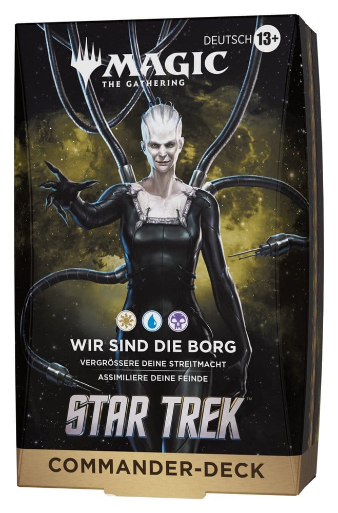 Magic the Gathering Star Trek Commander Decks Case (4) german DS Modellismo Magic Gathering Star Trek Commander Decks