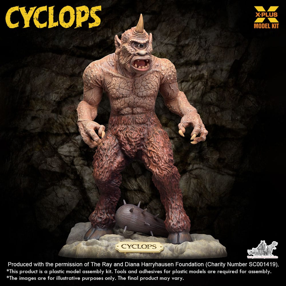 Cyclops figure Plastic Model Kit 1/72 Renewal Package 23 cm DS Modellismo Cyclops figure Plastic Model Kit scala 1/72