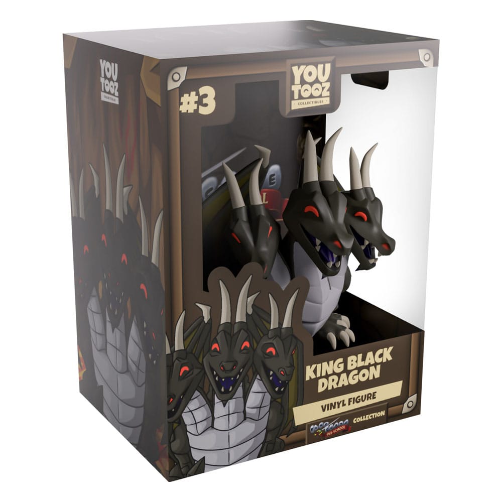 Old School RuneScape Vinyl Figure King Black Dragon 10 cm DS Modellismo Old School RuneScape King Black Dragon