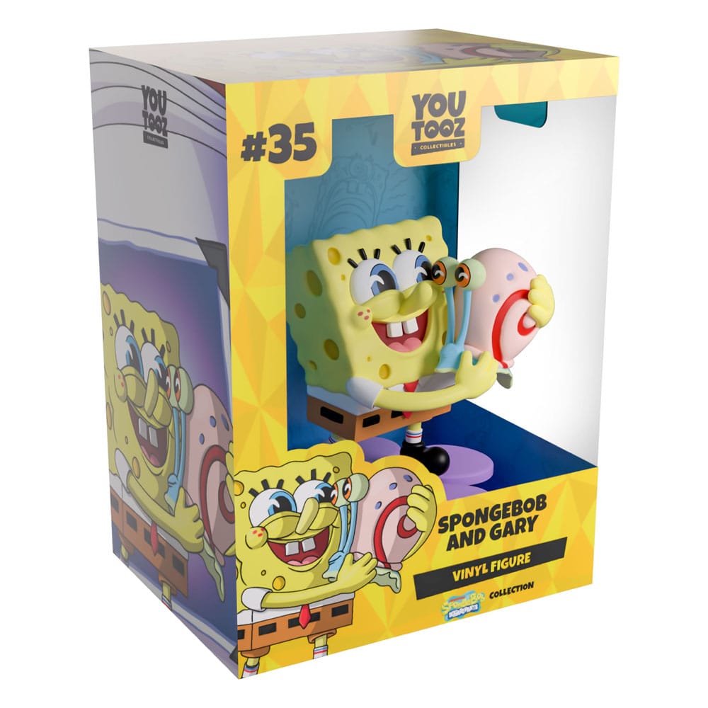 SpongeBob SquarePants Vinyl Figure Spongebob & Gary 9 cm DS Modellismo SpongeBob SquarePants Spongebob & Gary