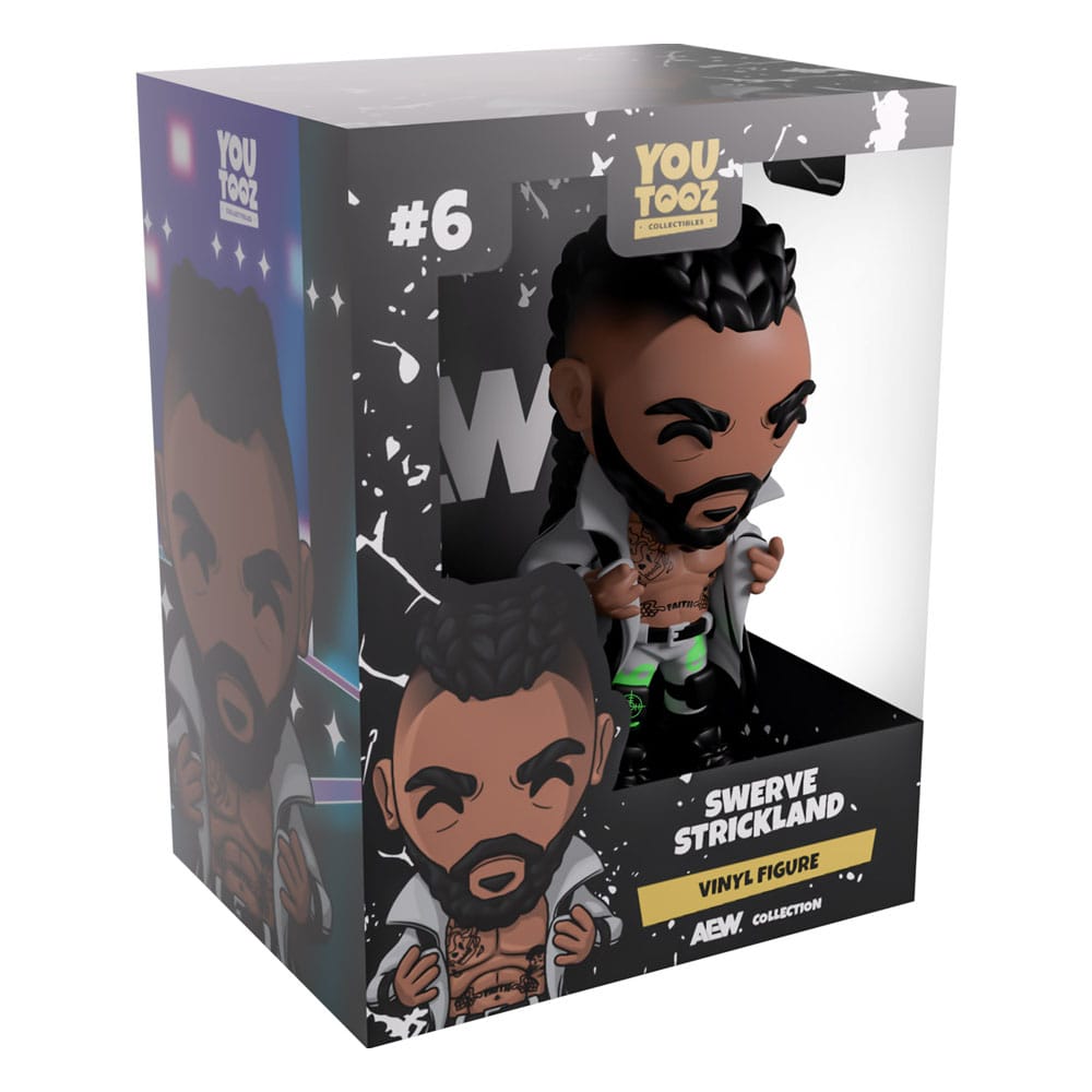 All Elite Wrestling Vinyl Figure Swerve Strickland 12 cm DS Modellismo All Elite Wrestling Swerve Strickland