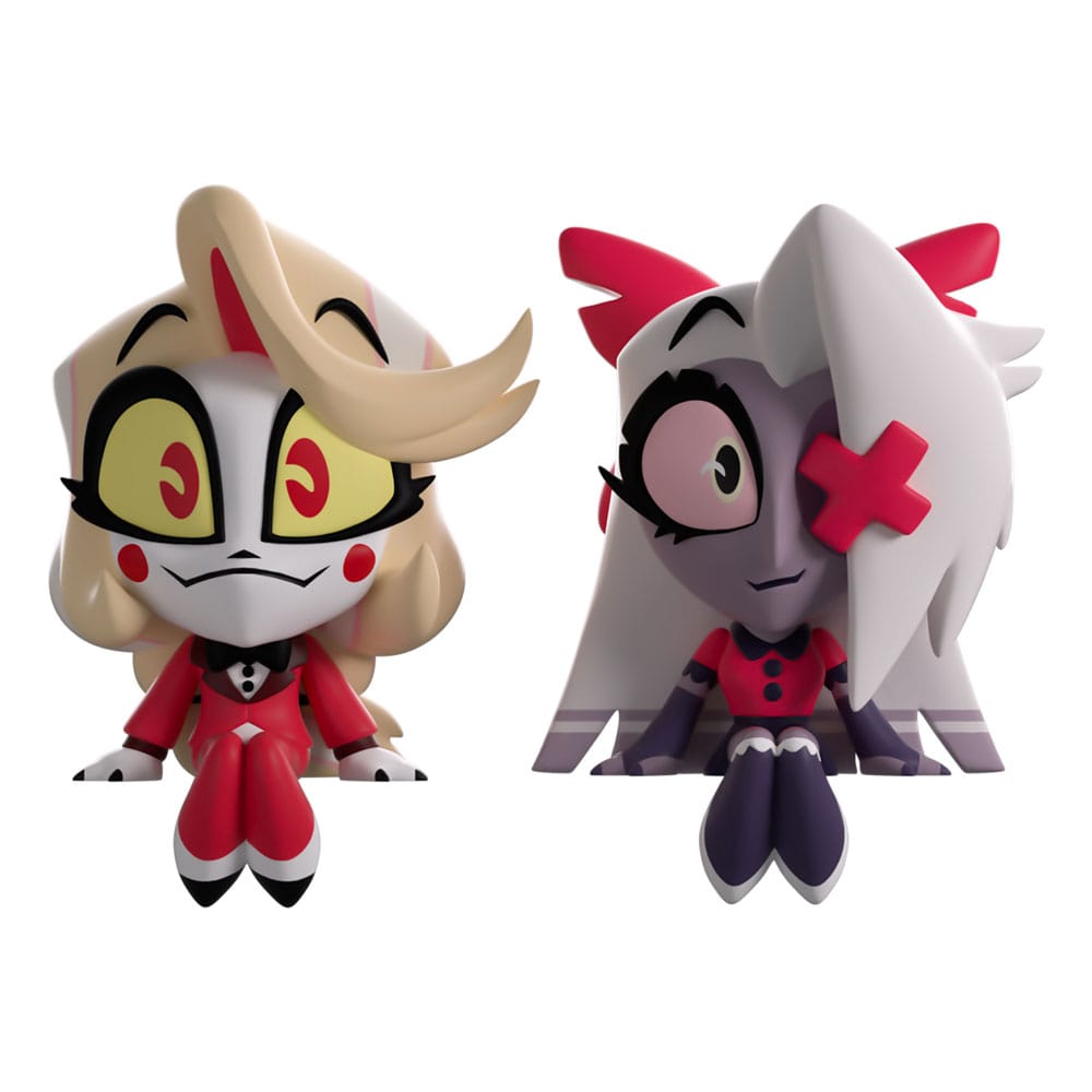 Hazbin Hotel Vinyl Figures Charlie & Vaggie Monitor Buddiez DS Modellismo Hazbin Hotel Charlie & Vaggie Monitor
