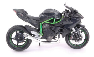 Kawasaki Ninja H2 R Black/Green scala 1:12