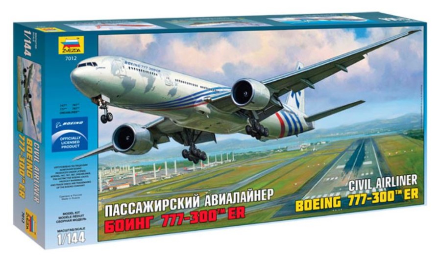 Boeing 777-300 ER Kit 1:144 DS Modellismo Boeing 777-300 Er Kit Zvezda