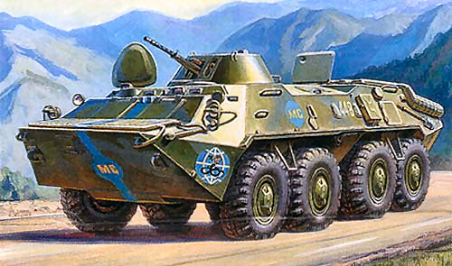 BTR 70 Russian Personnel Carrier Kit 1:35 DS Modellismo Btr 70 Russian Personnel Carrier scala 1:35