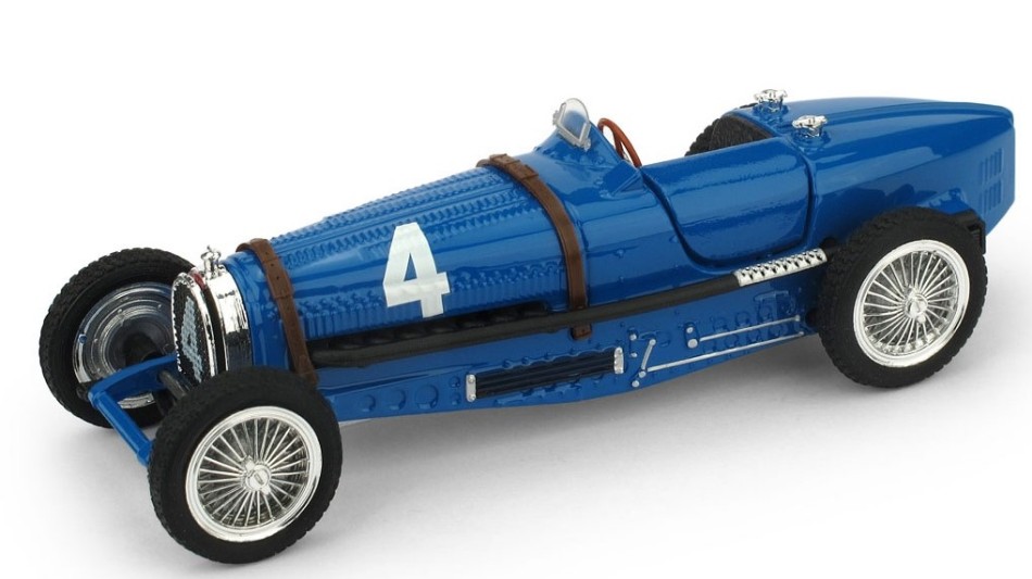 Bugatti T59 N.4 Winner Grand Prix Automob. Belgique 1934 R.Dreyfus 1:43 DS Modellismo Bugatti T59 Winner Grand Prix scala 1:43