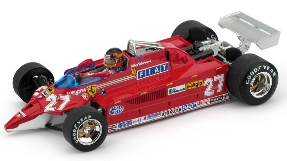 Ferrari 126CK Turbo Aeroporto Istrana 1981 1^ G.Villeneuve VS/F104 1:43 DS Modellismo Ferrari 126CK Turbo Aeroporto scala 1:43