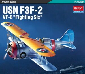 Usn F3F-2 VF-6 Fighting Six Kit scala 1:48