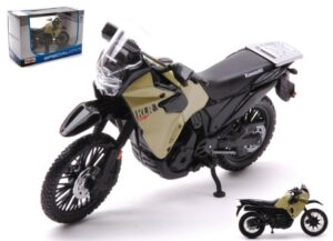 Kawasaki Klr 650 Sand Color/Black scala 1:18