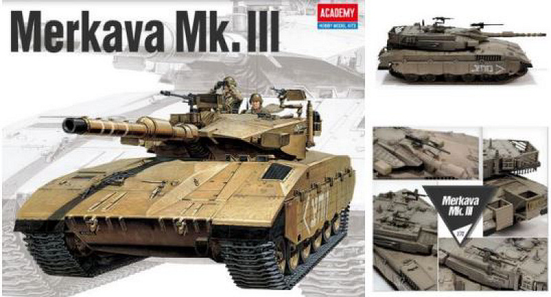 Merkawva Mk.III Kit 1:72 DS Modellismo Merkawva Mk.III Kit scala 1:72 Academy