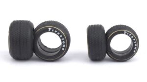 Set Gomme Pioggia Ferrari 312 F1 scala 1:43