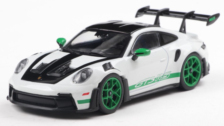 Porsche 911 (992) GT3 RS Tribute to Carrera RS 2023 White/Green 1:43 DS Modellismo Porsche 911 GT3 RS Tribute to scala 1:43
