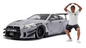 Nissan Gt-r Liberty Walk Coupe scala 1:18