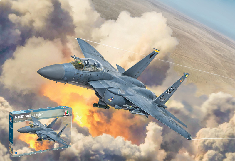 F-15E Strike Eagle Kit 1:72 DS Modellismo F-15E Strike Eagle Kit scala 1:72 Italeri
