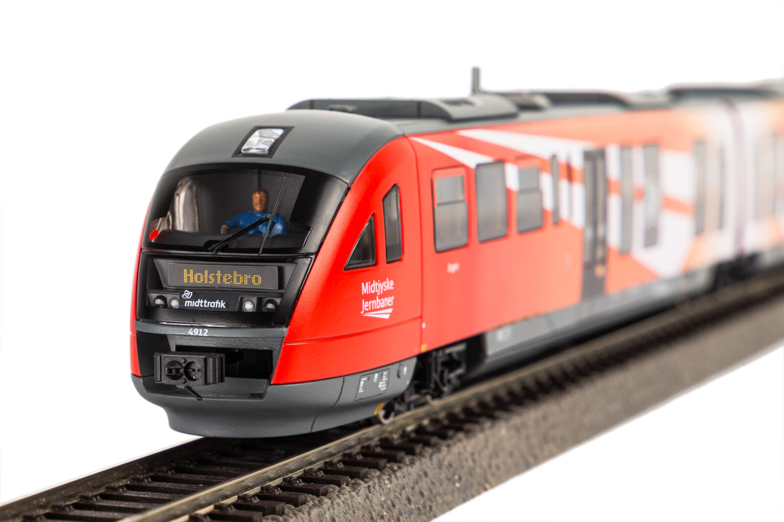 Automotrice Diesel "Desiro" Midtjyske Jernbaner Epoca VI Scala H0 DS Modellismo Automotrice Diesel "Desiro" scala H0