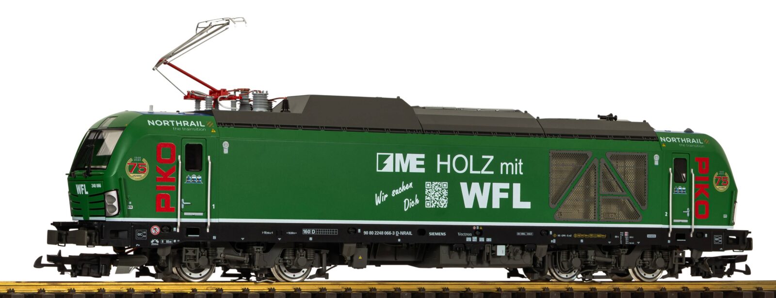 Locomotiva Elettrica-Diesel / Sound BR 248 Vectron "dual mode" NorthRail / PIKO / WFL Epoca VI Scala G DS Modellismo Locomotiva Elettrica-Diesel / Sound scala G