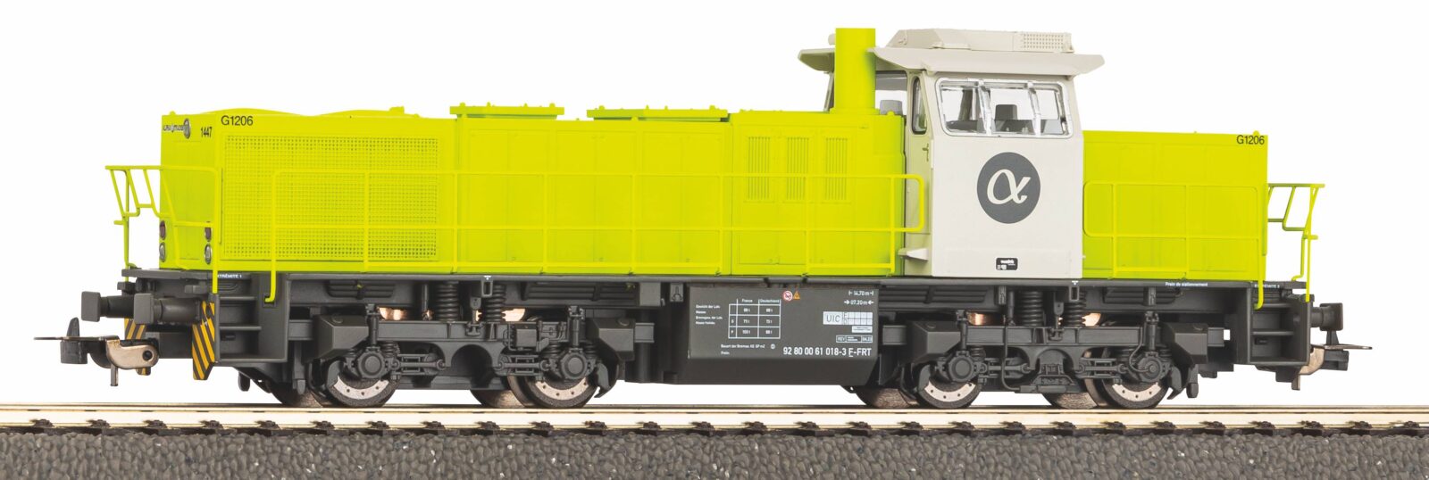 Locomotiva Diesel G 1206 Alpha Trains Epoca VI Versione C.A. Scala H0 DS Modellismo Locomotiva Diesel G 1206 Alpha scala H0