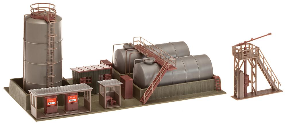 Deposito di rifornimento diesel Scala H0 DS Modellismo Deposito di rifornimento diesel scala H0