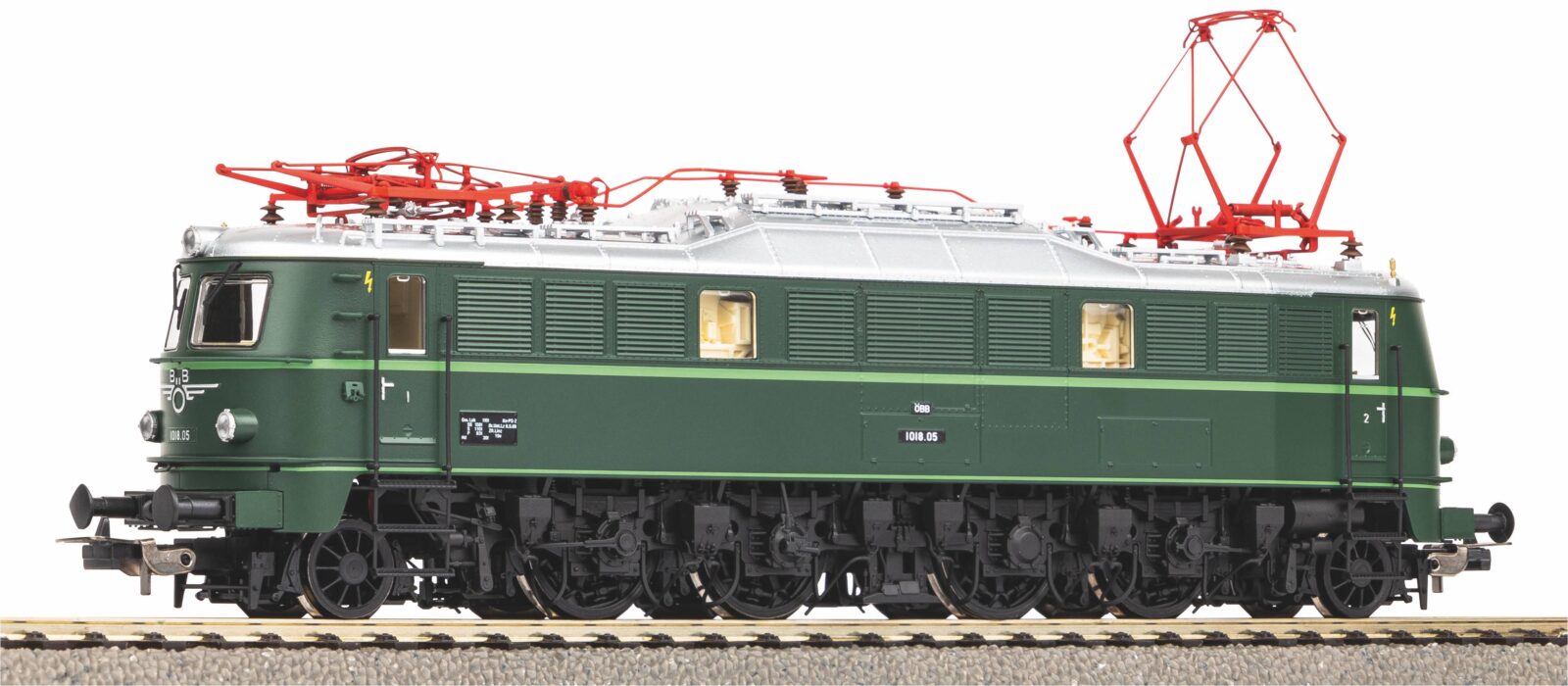 Locomotiva Elettrica / Sound Rh 1018 ÖBB III Versione C.A., incl. PIKO Sound-Decoder Scala H0 DS Modellismo Locomotiva Elettrica / Sound Rh scala H0