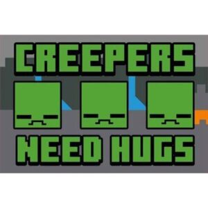 Zerbino Minecraft Creepers Need Hugs Coir