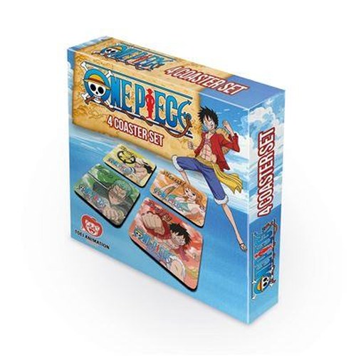 Set di sottobicchieri One Piece Characters DS Modellismo Set di sottobicchieri One Piece Characters