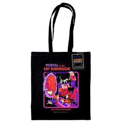Borsa in tela Steven Rhodes Portal TO the Cat Dimension DS Modellismo Borsa in tela Steven Rhodes Portal TO the Cat Dimension