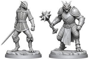 D&d Nolzur mm Dragonborn Paladin & Dragonborn Squire