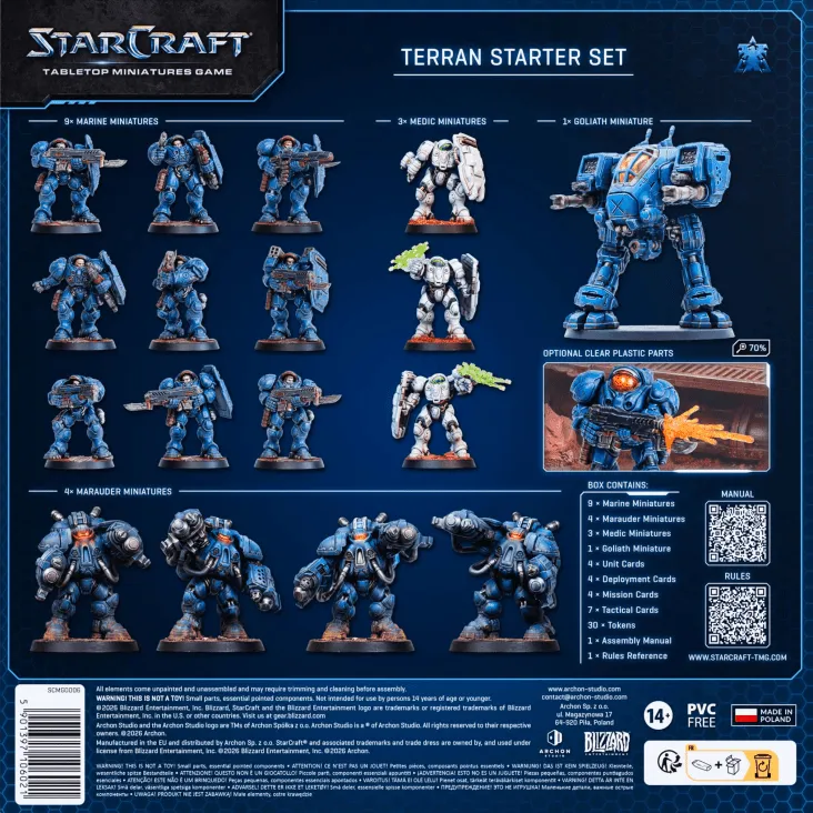 Starcraft Terran Starter Set DS Modellismo Starcraft Terran Starter ARCHON GAMES
