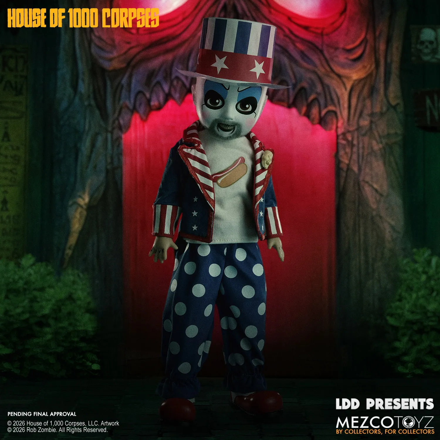 Ldd Presents Captain Spaulding DS Modellismo Ldd Presents Captain Spaulding MEZCO TOYS