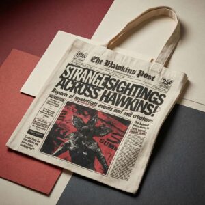 Borsa in tela Stranger Things Demogorgon