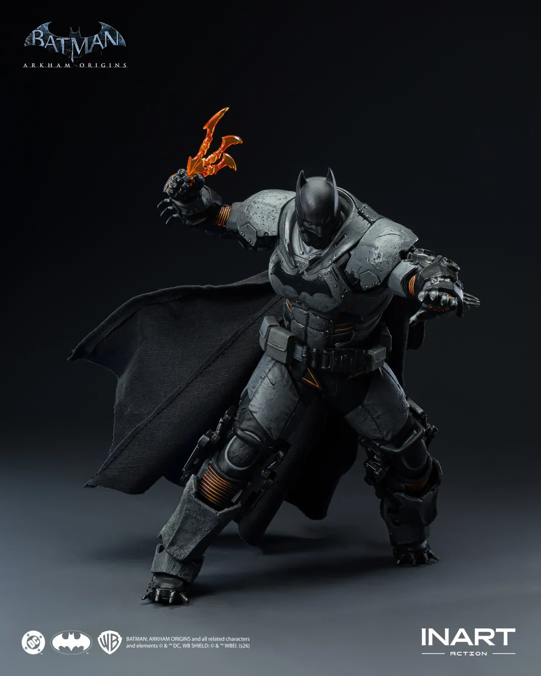 Batman Arkham Origins Batman (XE Suit) 1/12 Action Figure DS Modellismo Batman Arkham Origins Batman scala 1/12