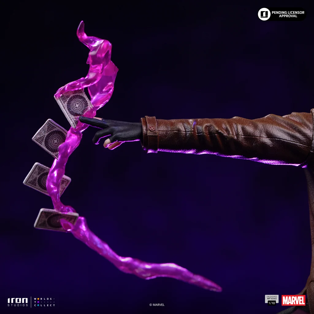 Statua X-Men Gambit Unleashed 1/10 DS Modellismo Statua X-Men Gambit Unleashed IRON STUDIOS - vista 2