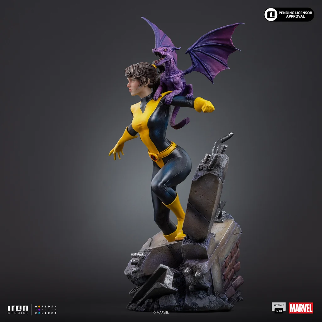 Statua X-Men Comics Kitty Pryde & Lockheed 1/10 DS Modellismo Statua X-Men Comics Kitty Pryde & Lockheed - vista 4