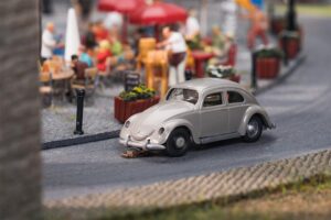 VW Maggiolino Grigio (BUSCH) scala H0 Faller