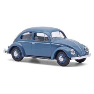 VW Maggiolino Ovalf. Blu scala H0 Busch