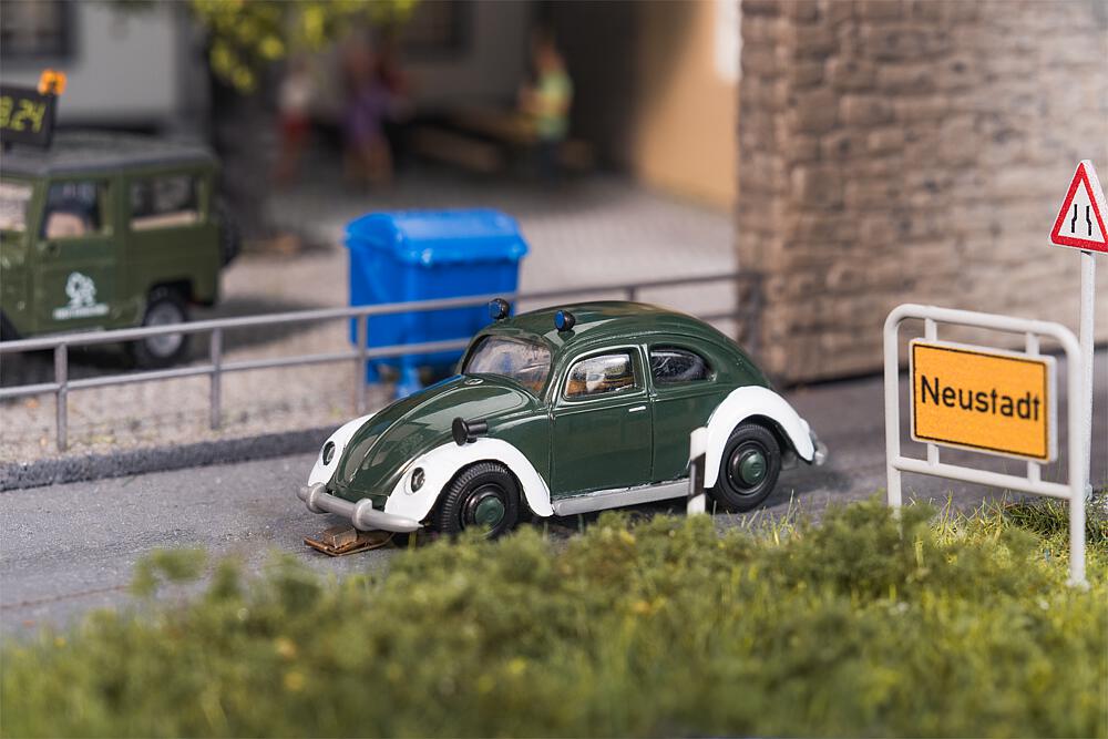 Maggiolino VW Polizia (BUSCH) Scala H0 DS Modellismo Maggiolino VW Polizia (BUSCH) scala H0