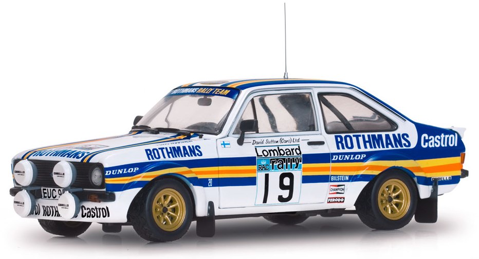 Ford Escort RS1800 - #19 T.Mäkinen/M.Holmes - RAC Rally 1980 DS Modellismo Ford Escort RS1800 #19 scala 1:18