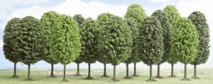 12 Alberi decidui , 70-125 mm scala H0 Busch